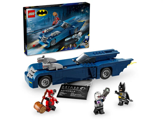Batman™ with the Batmobile™ vs. Harley Quinn™ and…