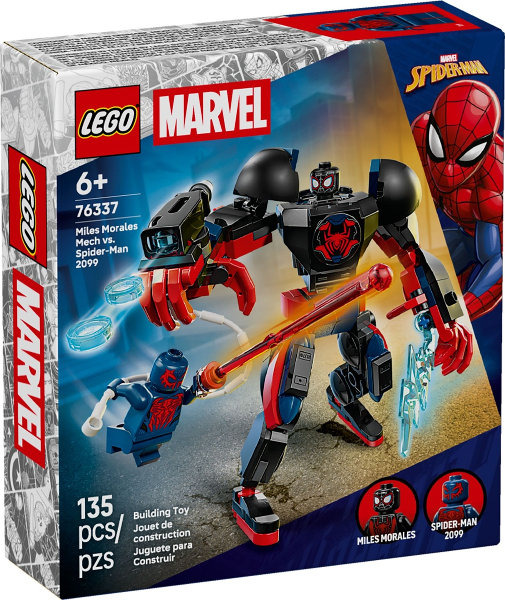 Miles Morales Mech vs Spider-Man 2099