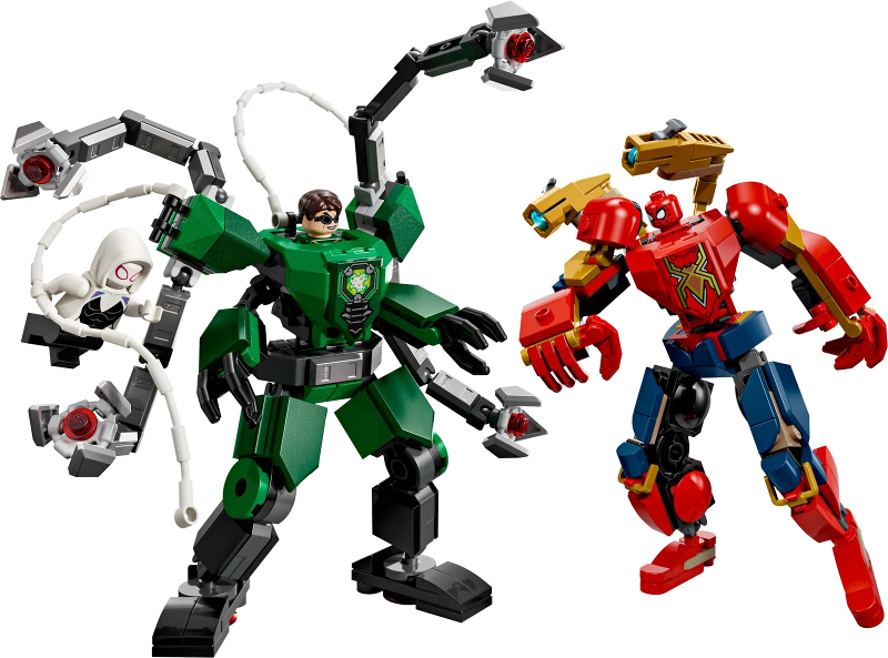 Mech Battle Spider-Man vs Doc Ock