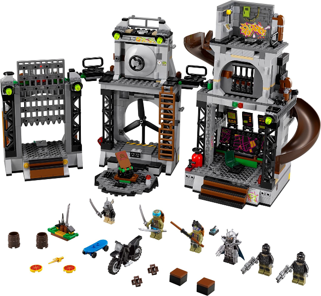 Teenage Mutant Ninja Turtles Movie Turtle Lair Invasion