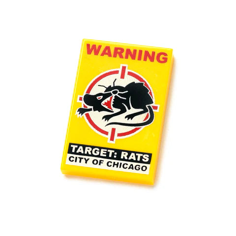 Rat Control Poster Tile