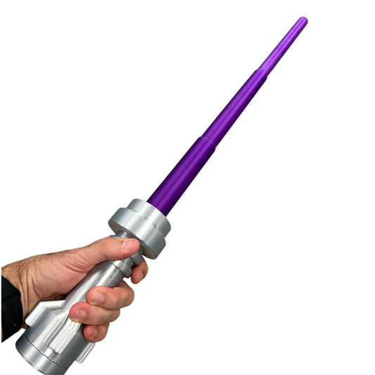 Life Size Retractable Saber Hilt (Purple)