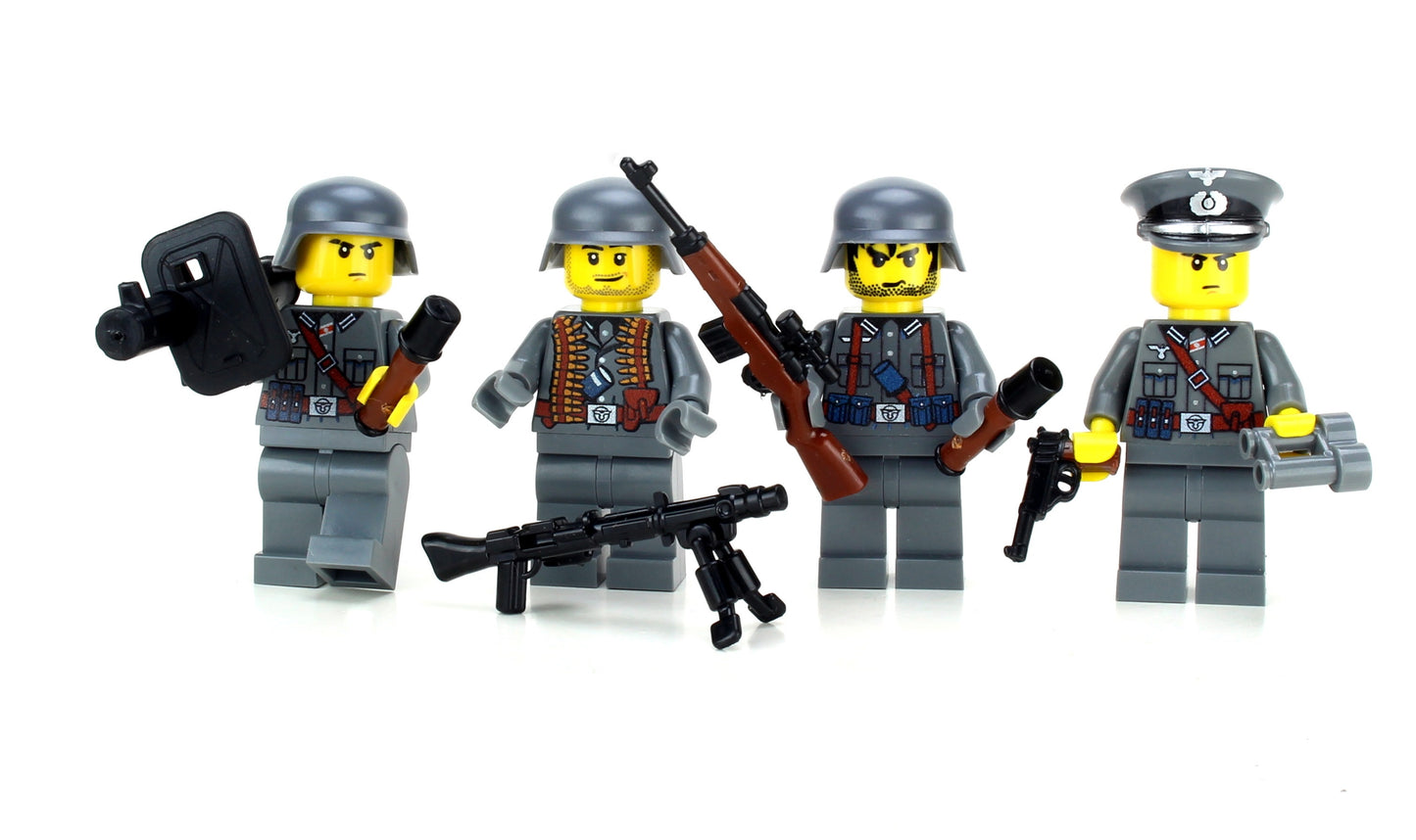 German WW2 Squad 4 Minifigures
