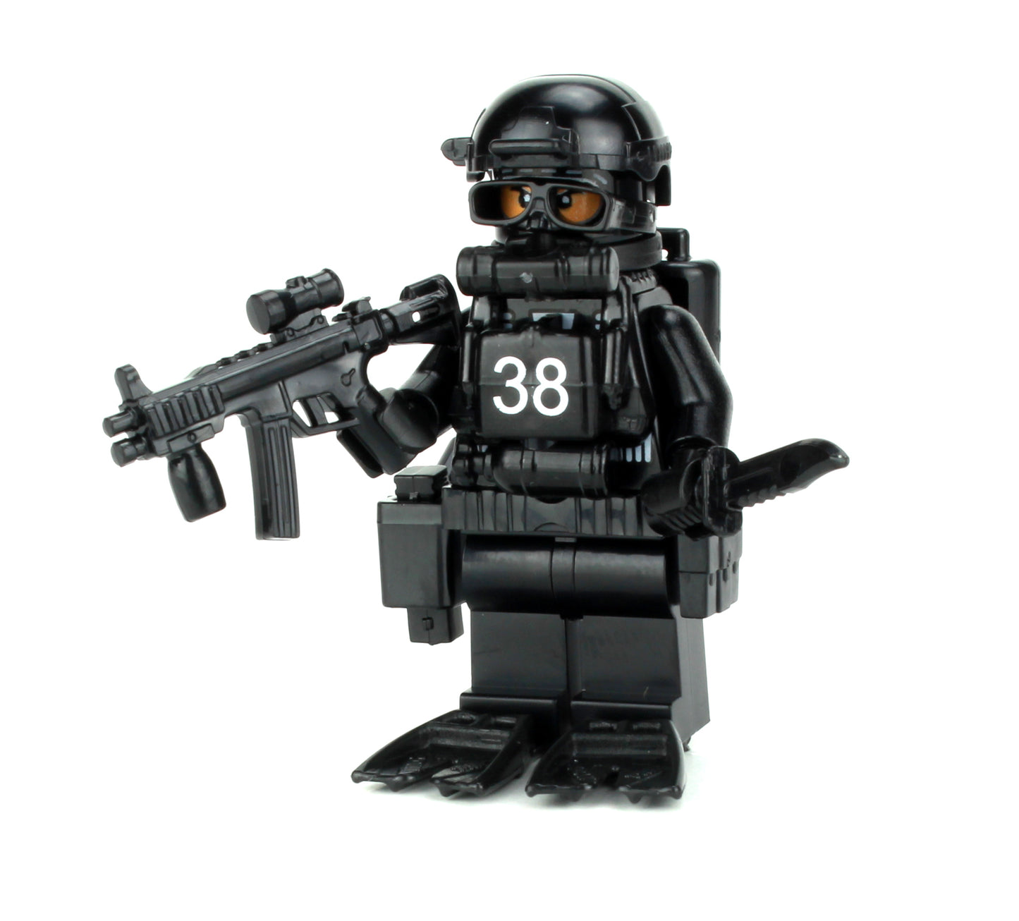Battle Brick Minifigure STYLE 23 Navy Seal Special Forces Diver Fig (68)