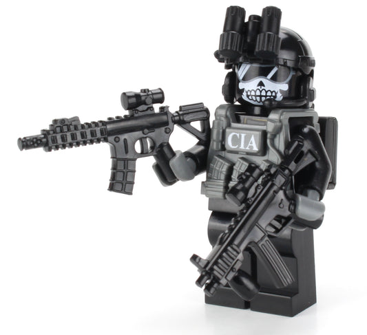 Battle Brick Minifigure STYLE 16 CIA Sad/Sog Paramilitary Commando (8)