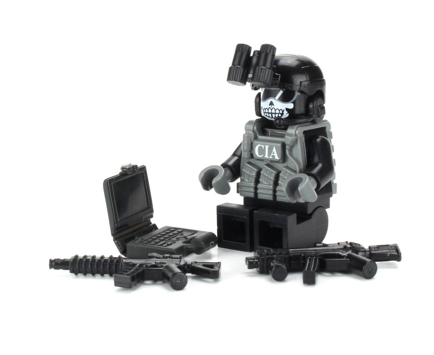 Battle Brick Minifigure STYLE 16 CIA Sad/Sog Paramilitary Commando (8)