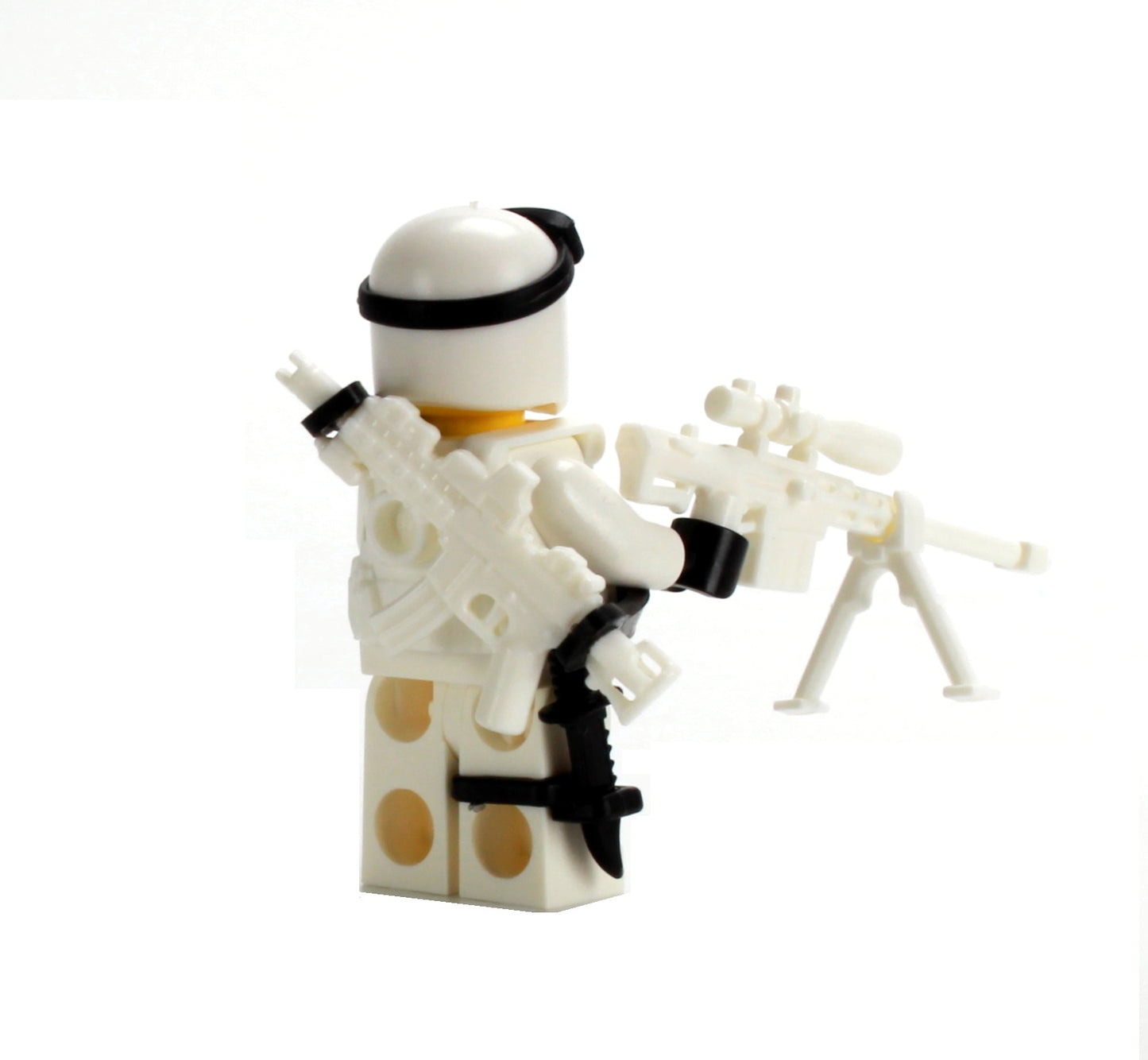 Battle Brick Minifigure STYLE 22 Special Forces Winter Army Commando Fig (63)