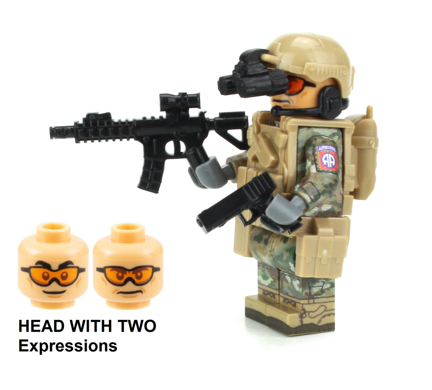Battle Brick Minifigure STYLE 31 Army OCP 82nd Airborne (65)
