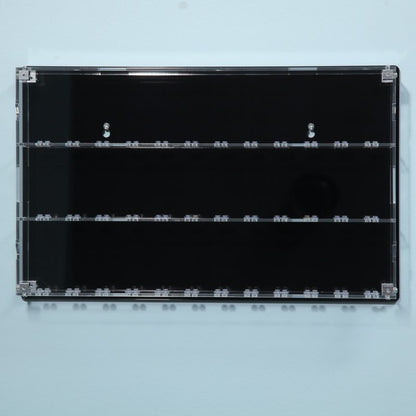 36 Figure Wall Mount Display Case - Black