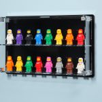 16 Figure Wall Mount Display Case - Black