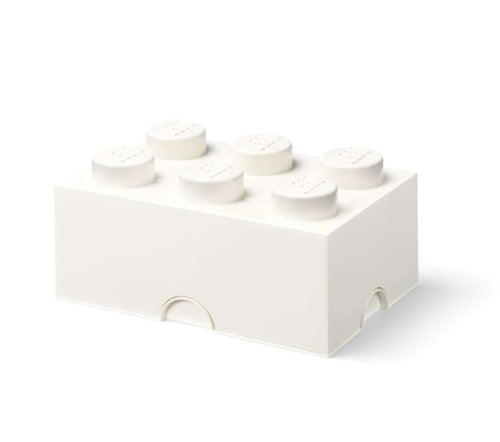 6-Stud Brick White
