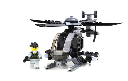 Army AH-6 Little Bird Helicopter (1 Minifig) (S9)