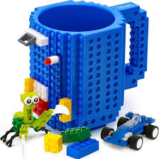 Build-On Brick Mug (Blue) TOYAMBA