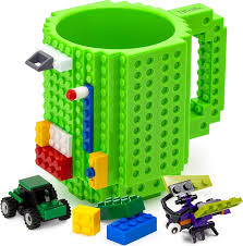 Build-On Brick Mug (Green) TOYAMBA