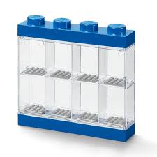 Minifigure Display Case 8 Bright Blue