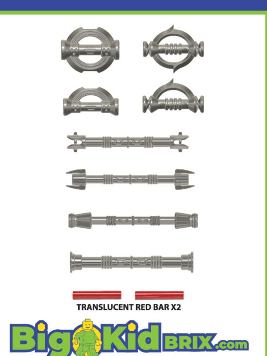 Space Knight METAL GREY Double Hilt pack