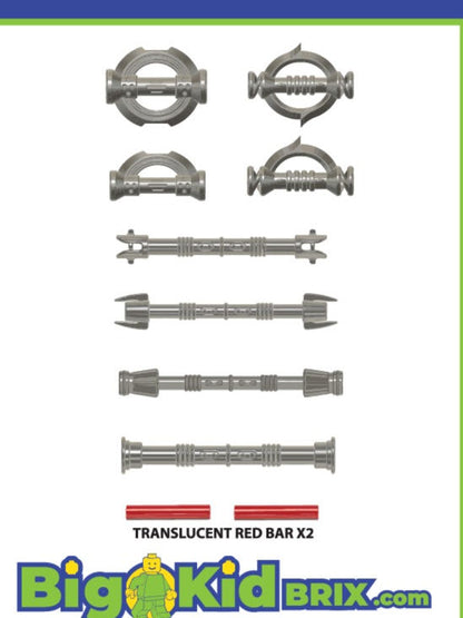 Space Knight METAL GREY Double Hilt pack