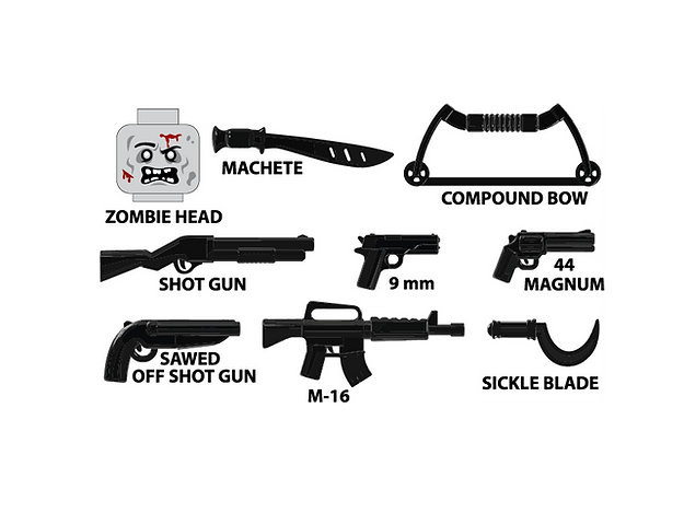 Zombie Killer BLACK Weapons pack