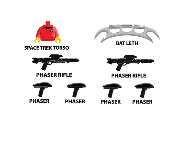 Space Trek BLACK Weapons pack