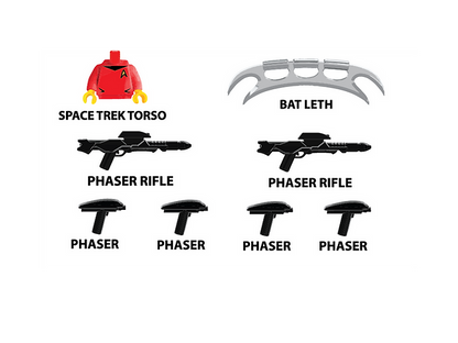 Space Trek BLACK Weapons pack