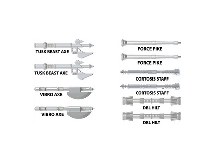 Royal Guard METAL GREY Weapons pack