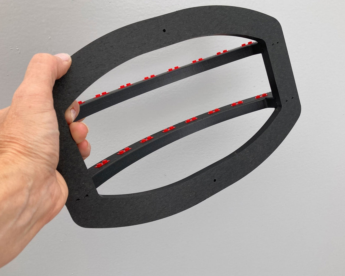 Oval Shelf - Red
